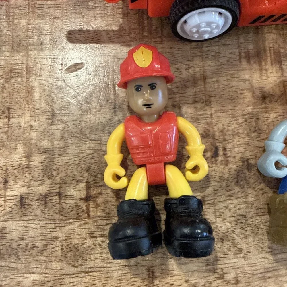 Nikko Toys Construction Workers Figures Cake Toppers Toy State 2.5 Inch (3 Pcs)